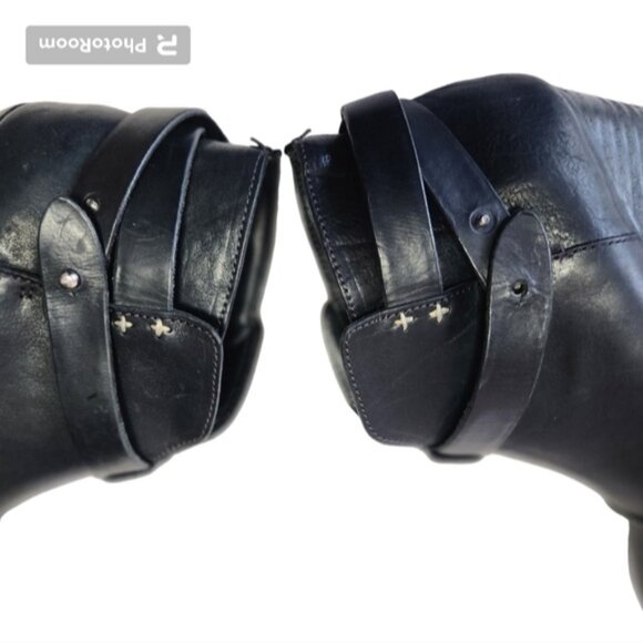 Rag & Bone Harrow black booties size 39.5 - Picture 4 of 13